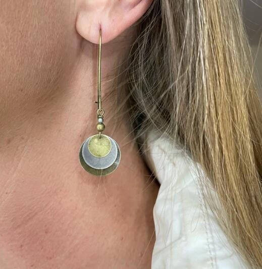 Boho Vintage Cross Earrings - product image 7