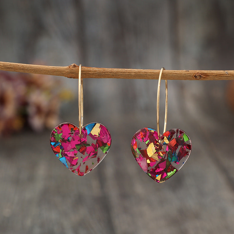 Heart Cross Earrings for Women - product image 2
