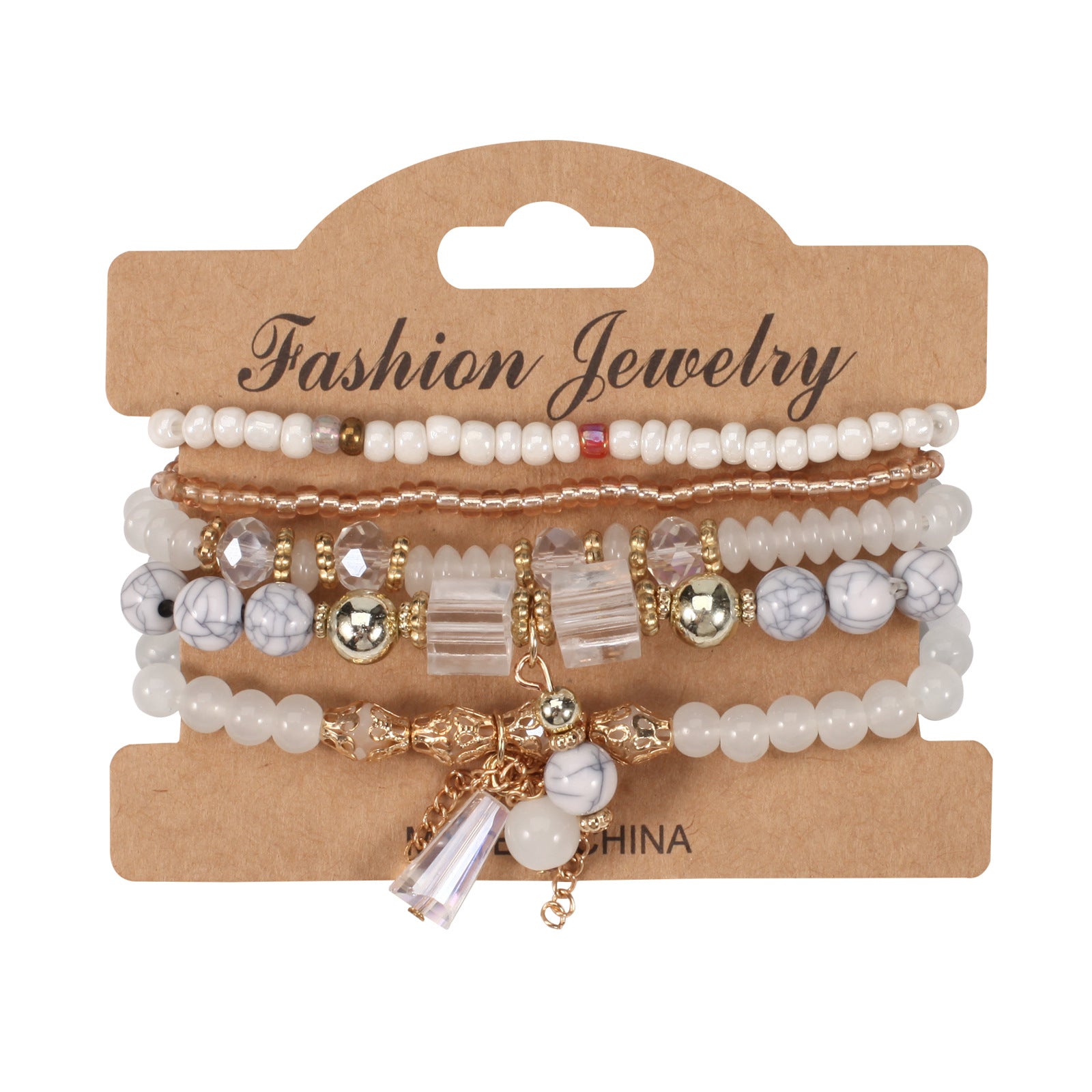 Boho Cross Crystal Necklace - product image 5