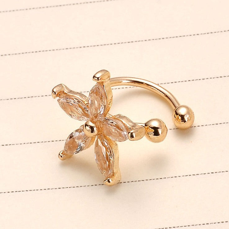 Floral Crystal Earrings - product image 3
