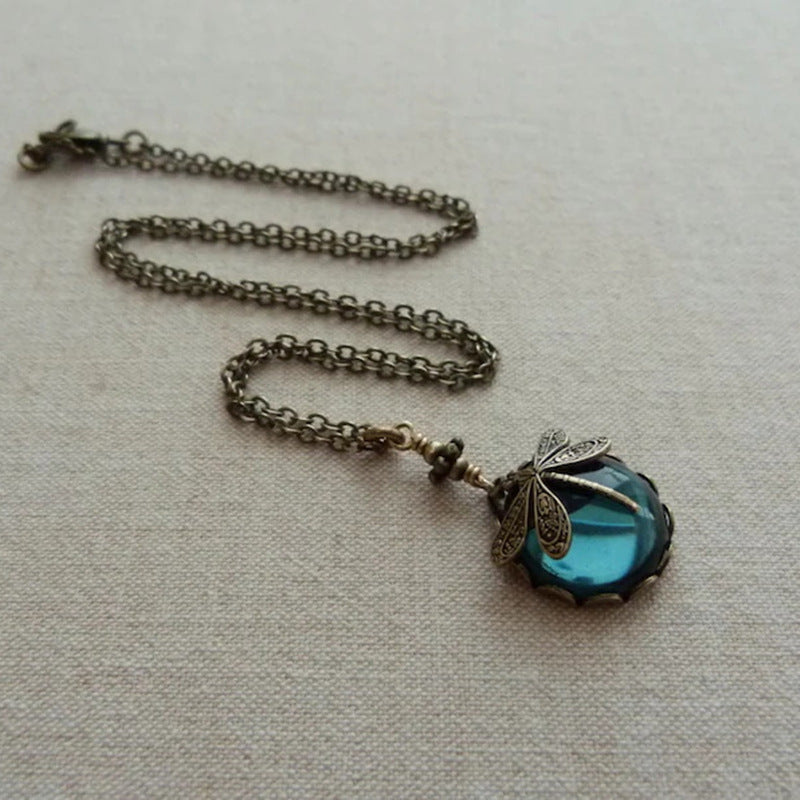 Boho Vintage Crystal Necklace for Women - product image 3