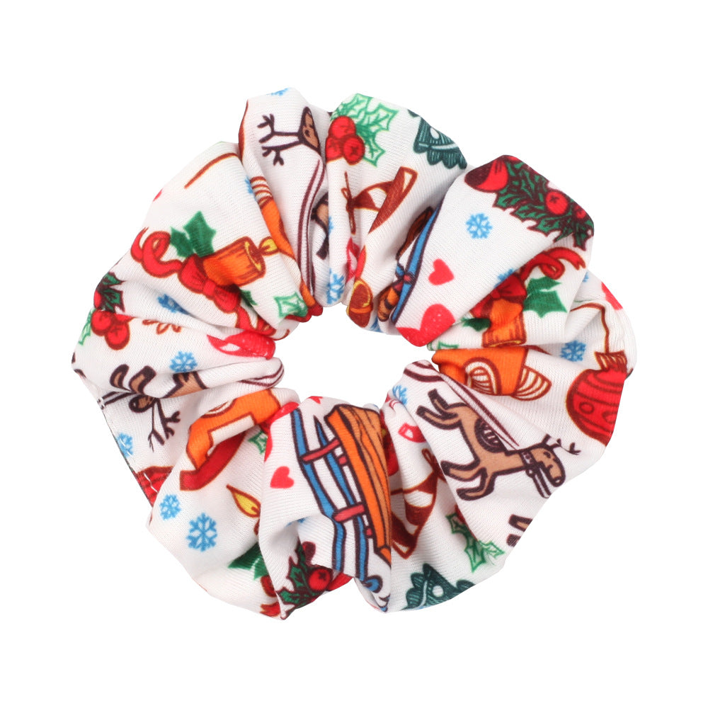 Christmas Hair Tie - Snowman - Bell - Santa Claus - Reindeer Antlers - Hat - - product image 36