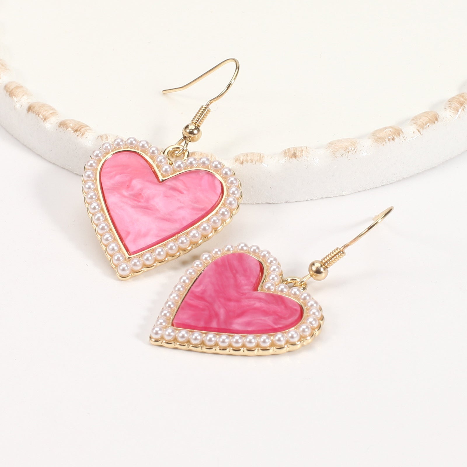 Heart Cross Crystal Earrings - product image 44