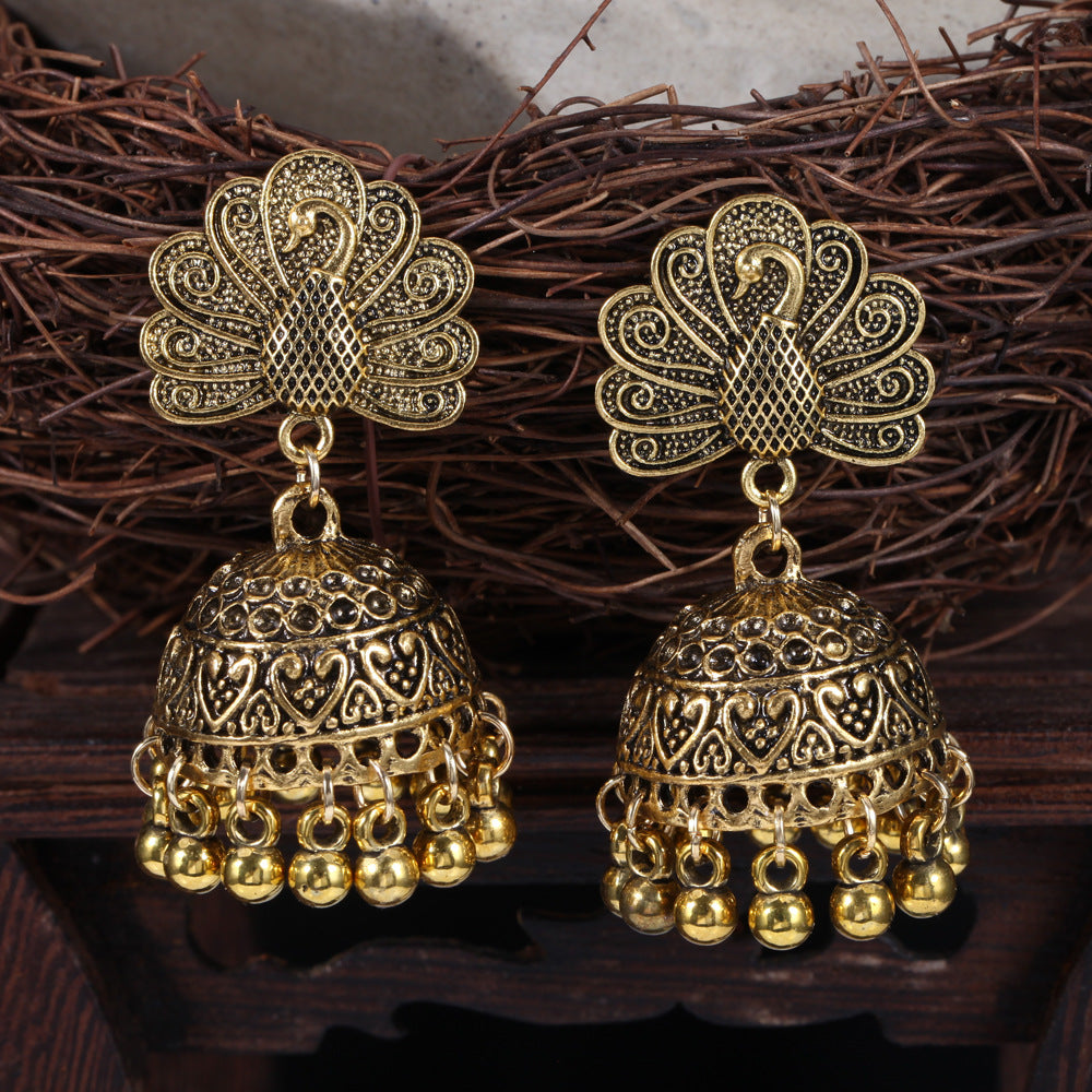 Boho Vintage Heart Beaded Earrings for Women - product image 1