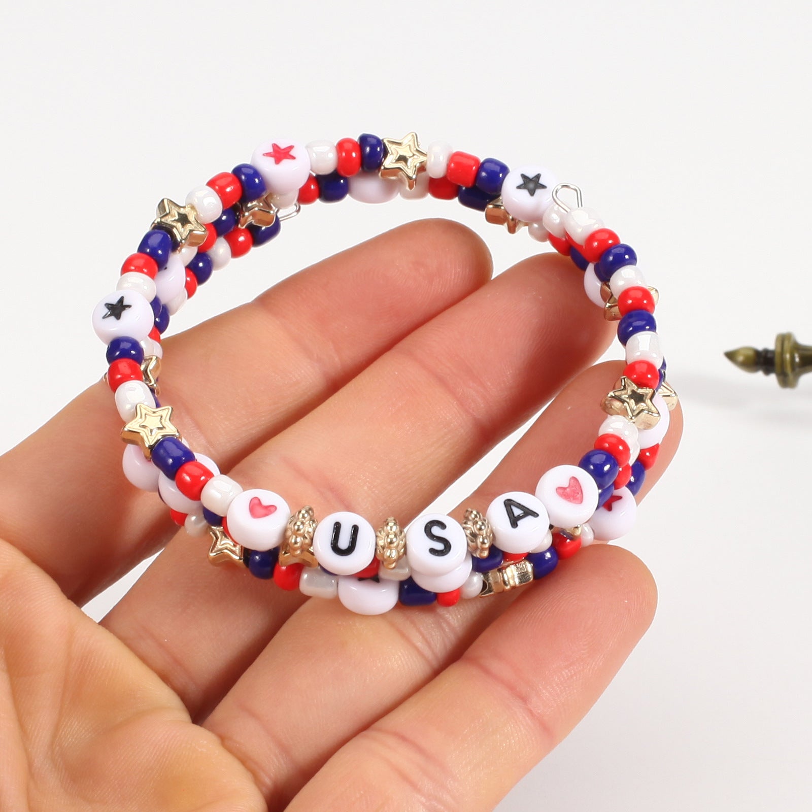 Flag Beaded Bracelet - product image 24