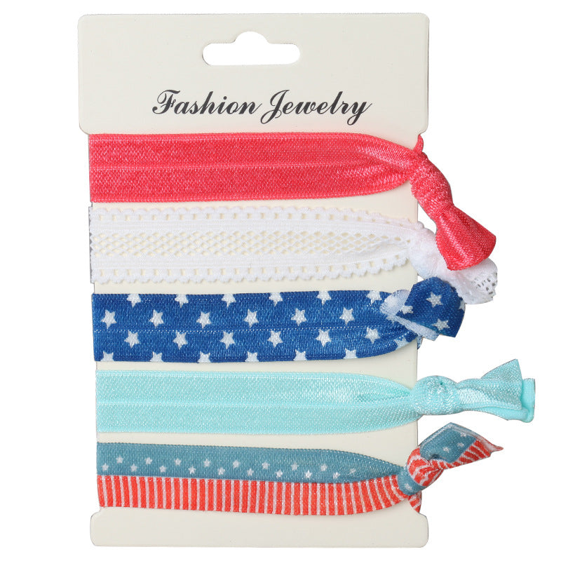 Korean Hair Ties Colorful Elastic Hairband Dual-purpose Wristband of Popular - product image 17