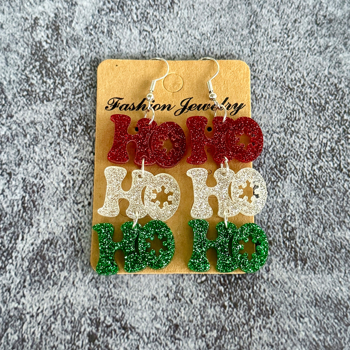 Cross Acrylic Earrings - product image 3