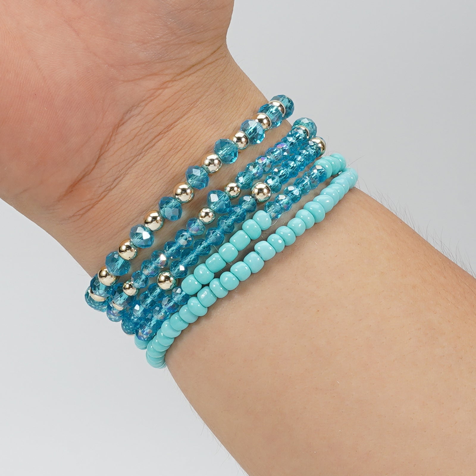 Boho Cross Beaded Crystal Bracelet - product image 27