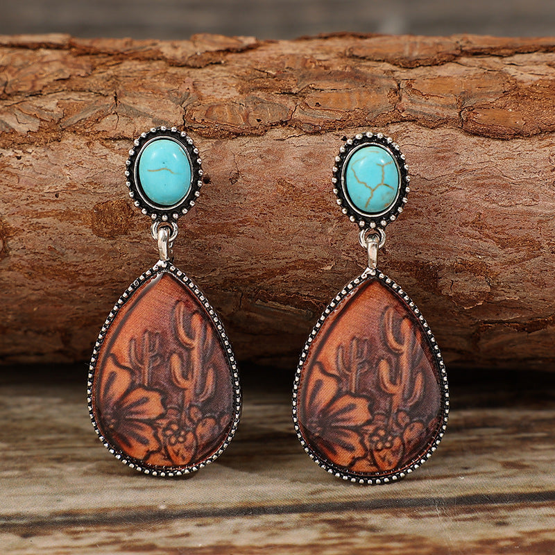 Turquoise Vintage Earrings - product image 4