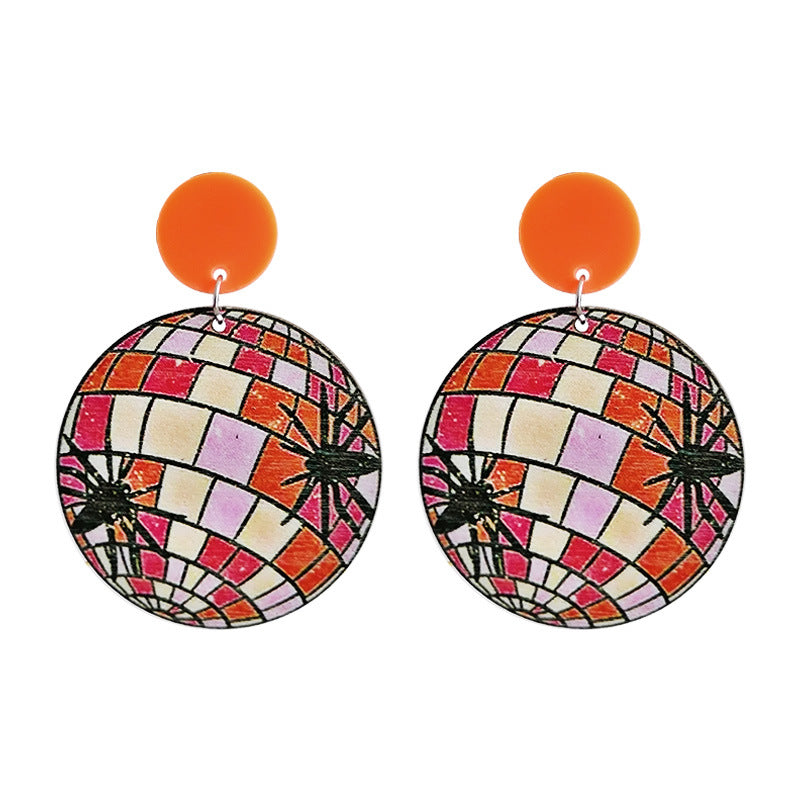 Vintage Floral Wood Earrings - product image 5