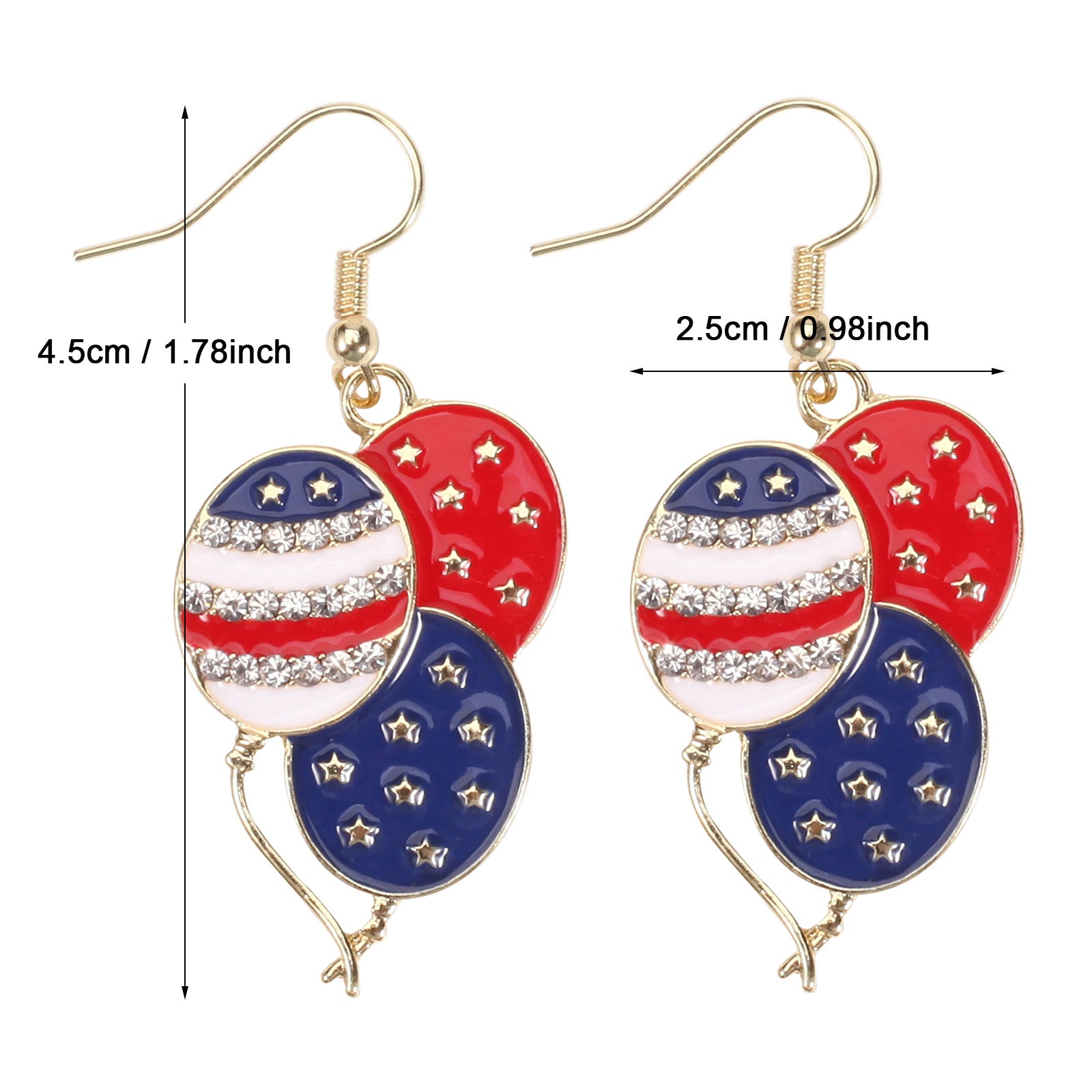 Cross Flag Earrings - product image 28