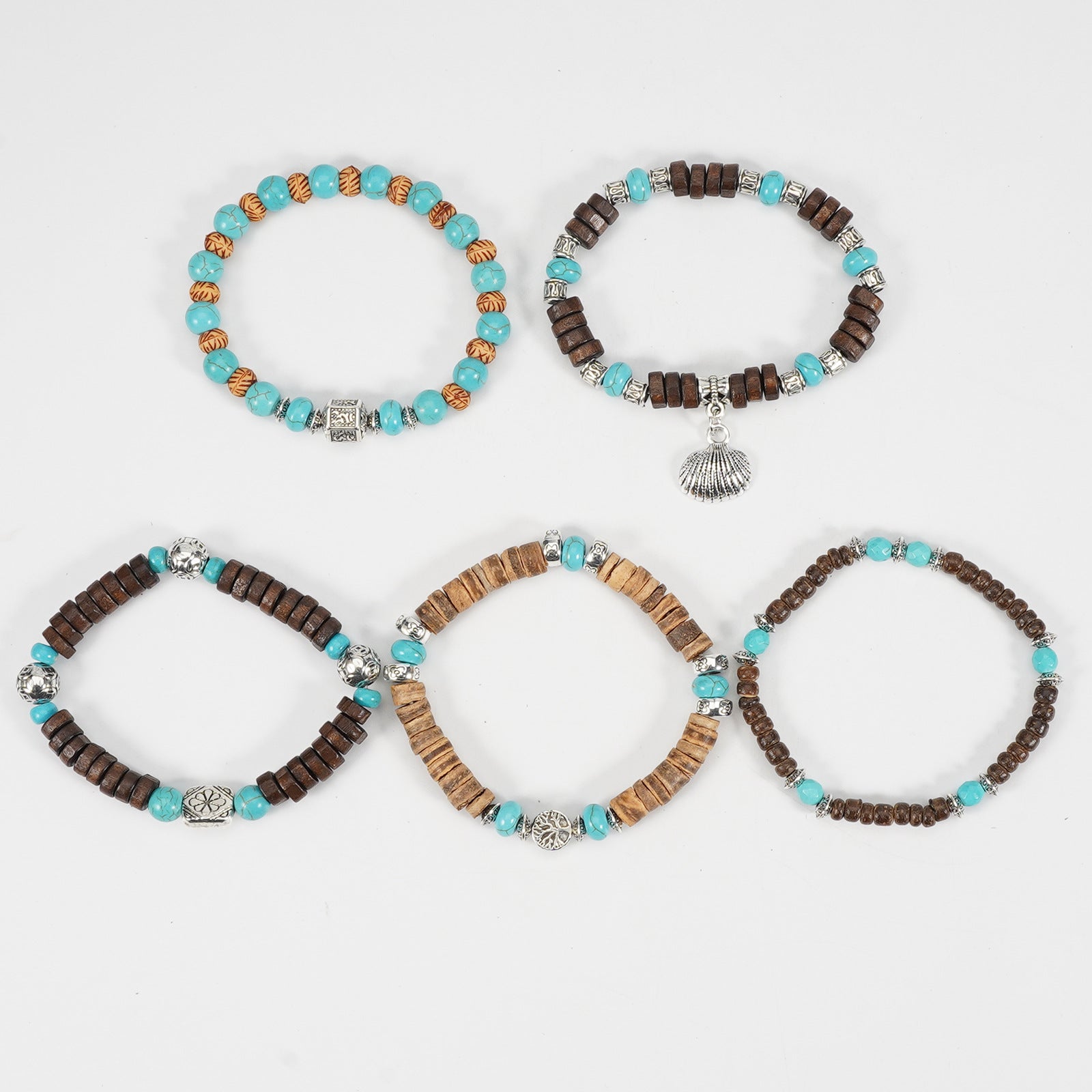 Heart Cross Wood Bracelet - product image 34