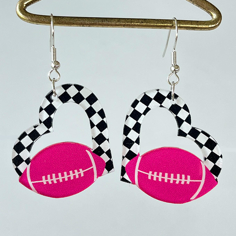 Vintage Cross Acrylic Earrings - product image 2