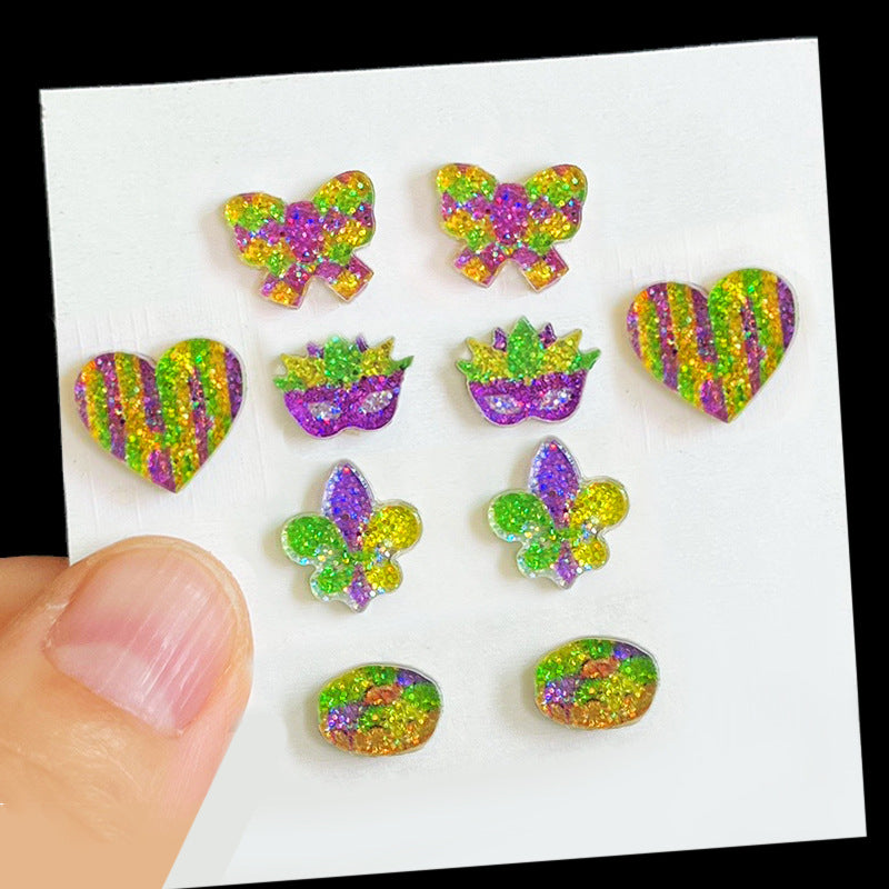 Supply Women's Fashion Earrings for Carnival - Simple and Stylish Mini - product image 1