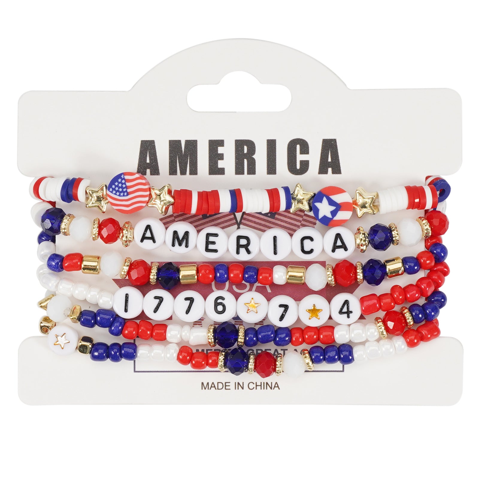 Flag Beaded Bracelet - product image 6