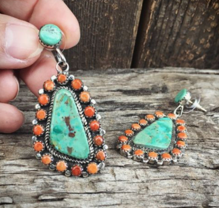 Boho Geometric Resin Earrings - product image 6