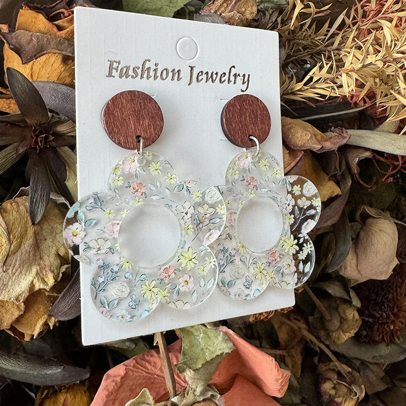 Floral Cross Earrings - product image 9