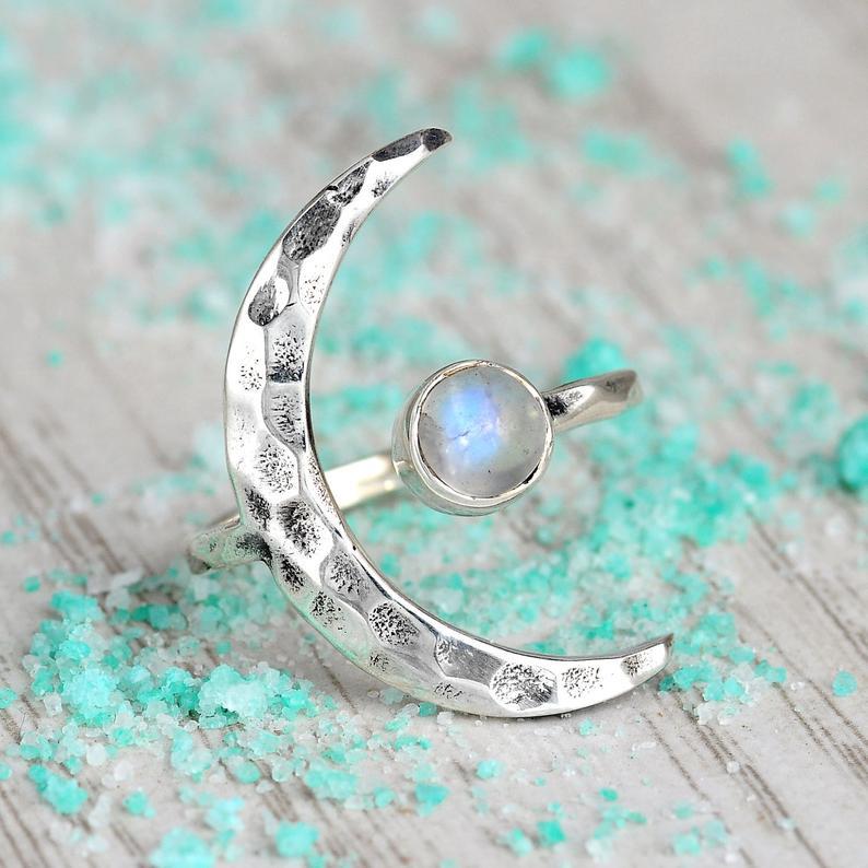 Vintage Moon Cross Ring - product image 3