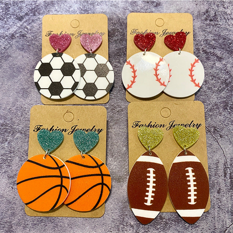 Cross Acrylic Earrings - product image 1