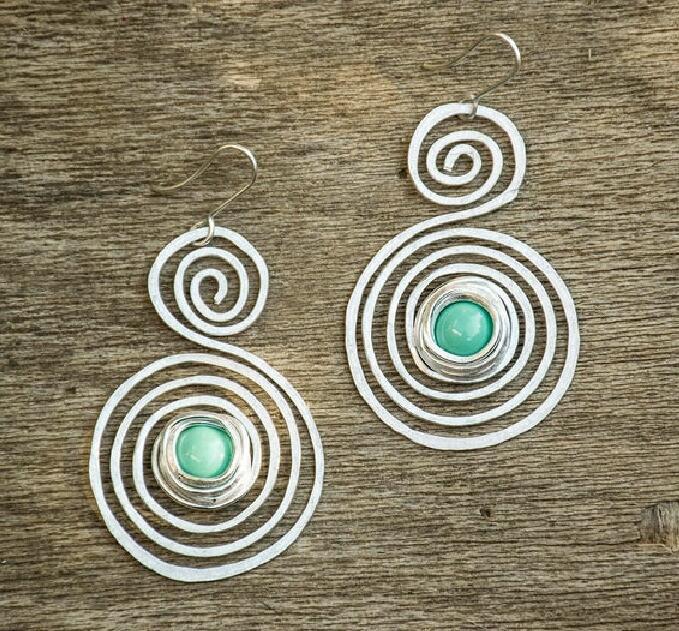 Turquoise Cross Earrings - product image 7