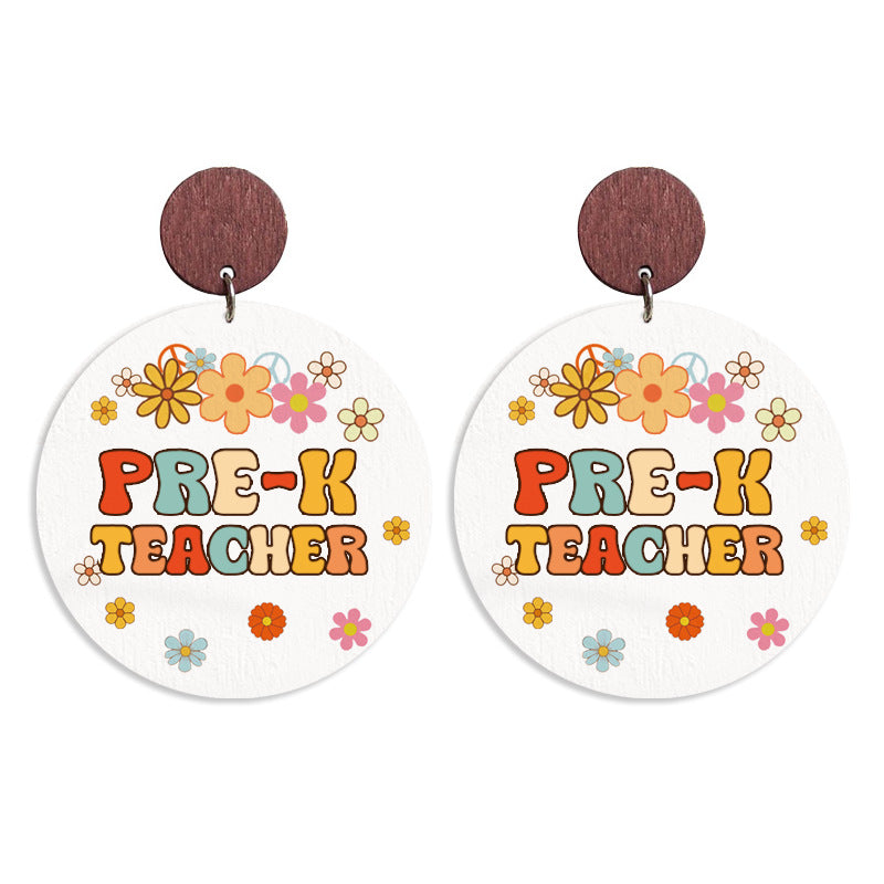Boho Vintage Cross Wood Earrings - product image 3