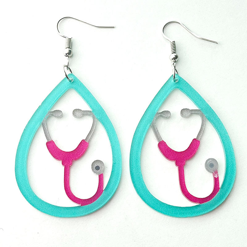 Cross Acrylic Earrings - product image 8