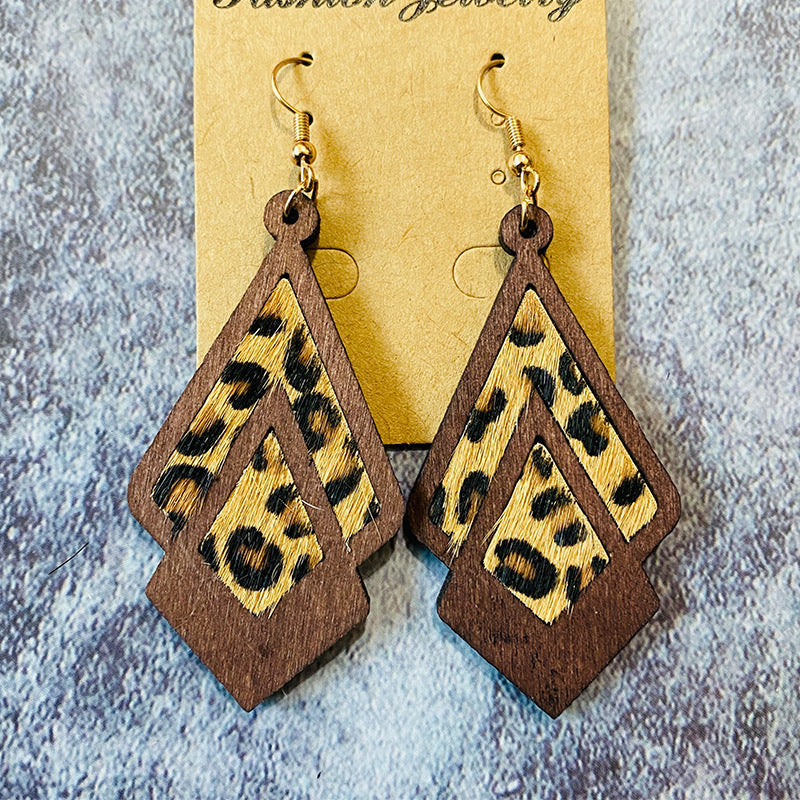 Western Vintage Geometric Cross Earrings - product image 7