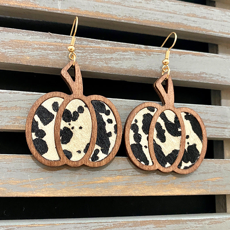 Cross Leather Earrings - product image 7