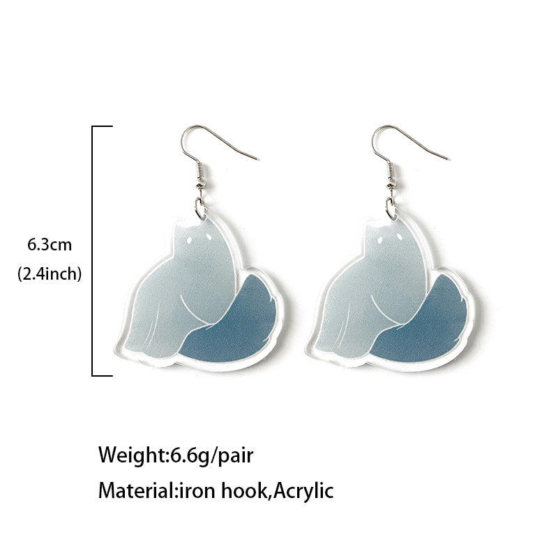 Statement Cross Acrylic Earrings - product image 4