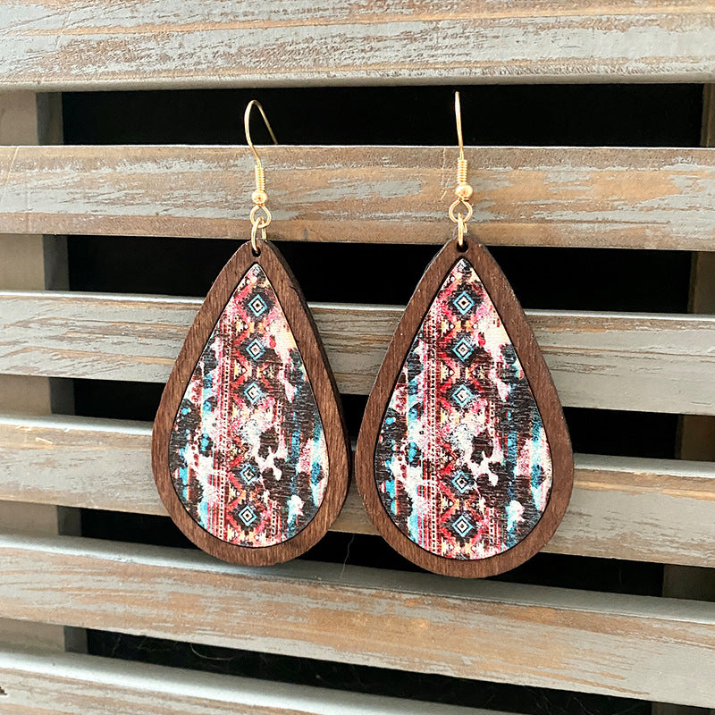 Western Vintage Cross Earrings
