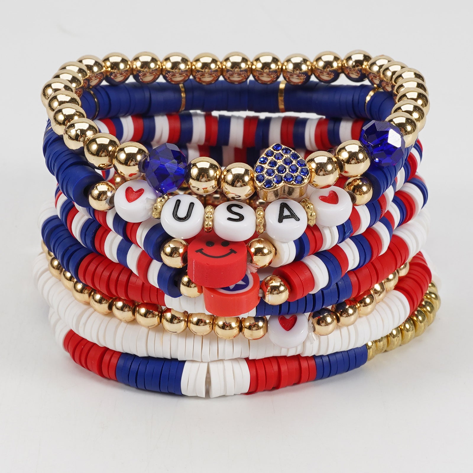 Cross Flag Beaded Bracelet - product image 2