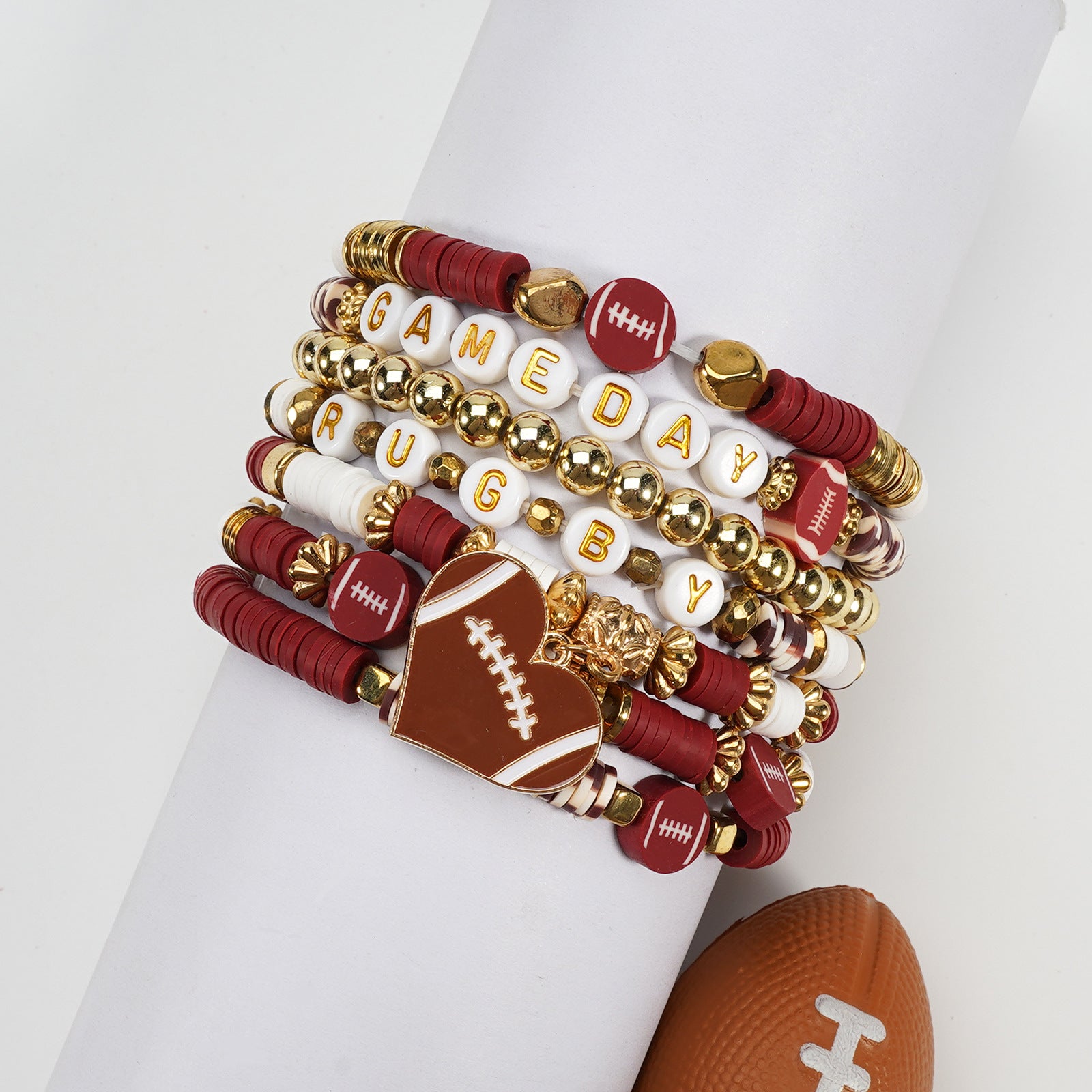 Football Bracelet Game Day Bracelet Game Day Football Mom Fan Wristband for - product image 19