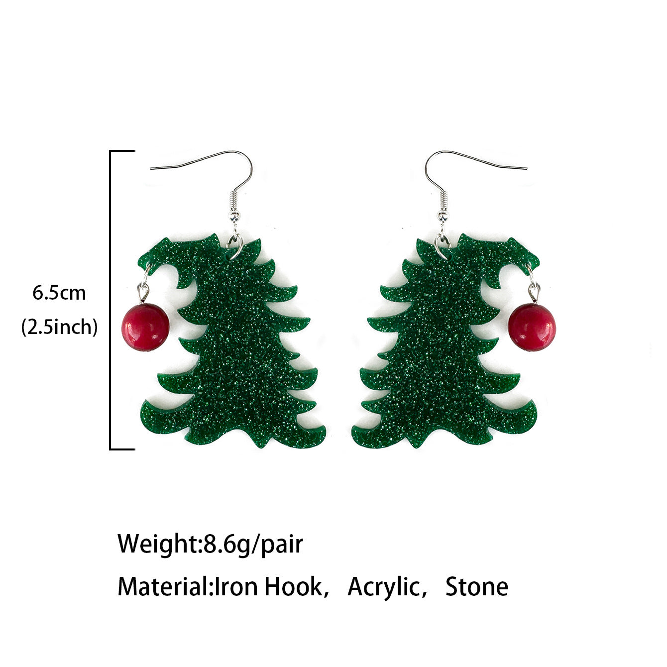 Statement Cross Acrylic Earrings