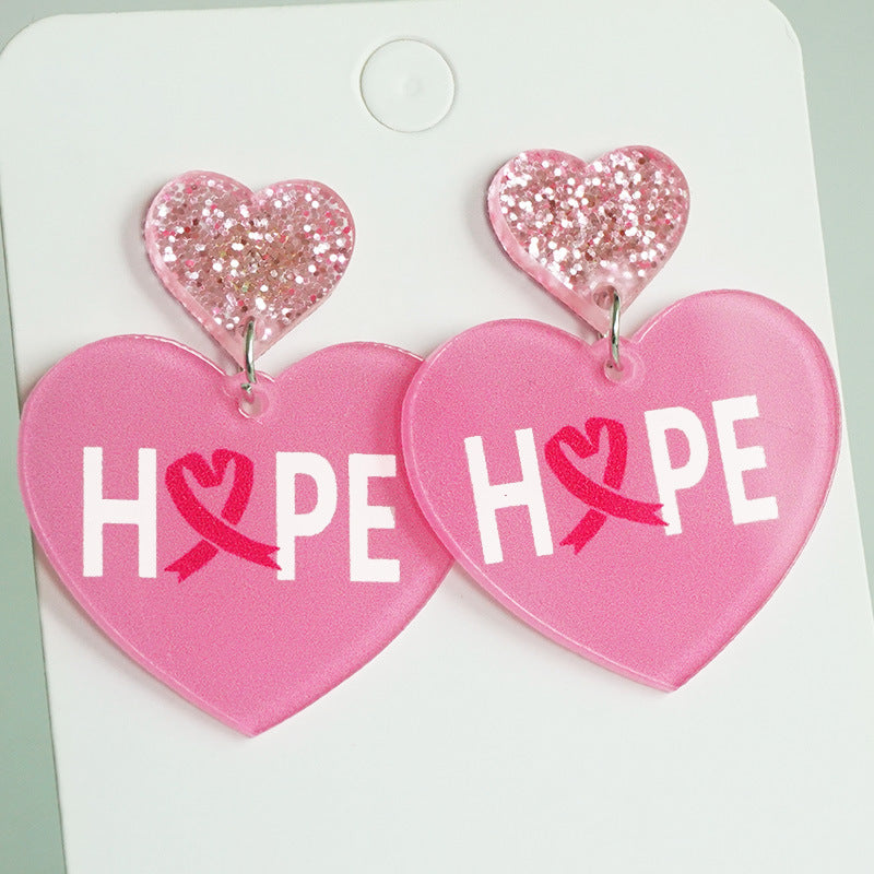 Cross Acrylic Earrings for Women - product image 4