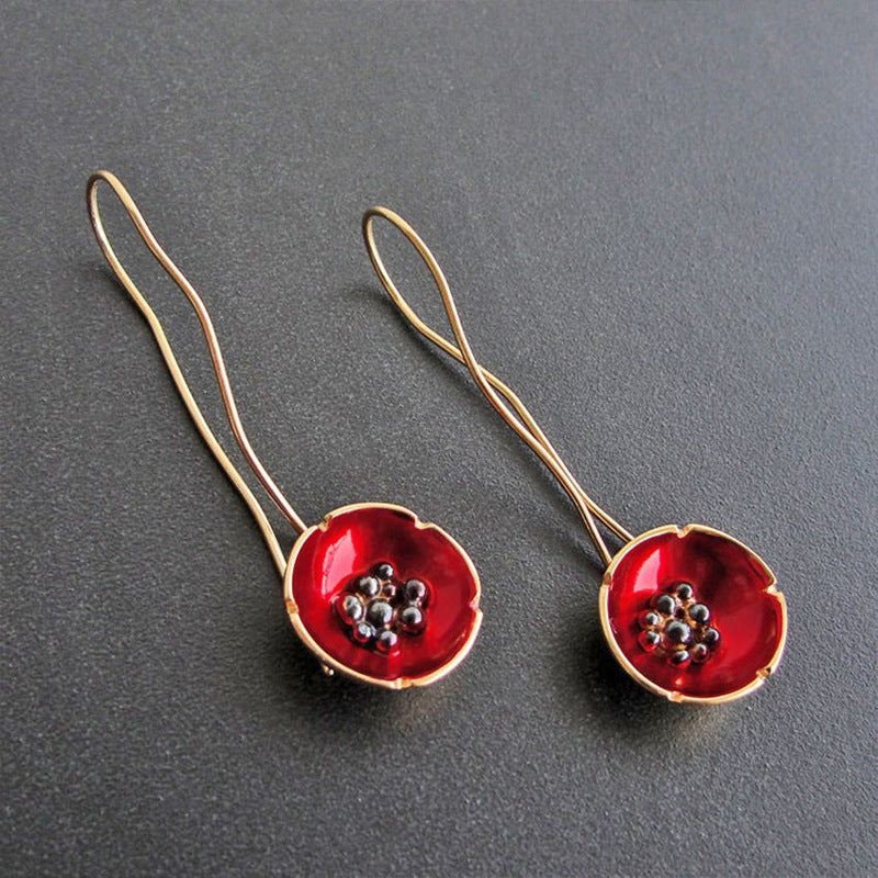 Floral Cross Jewelry Set for Women