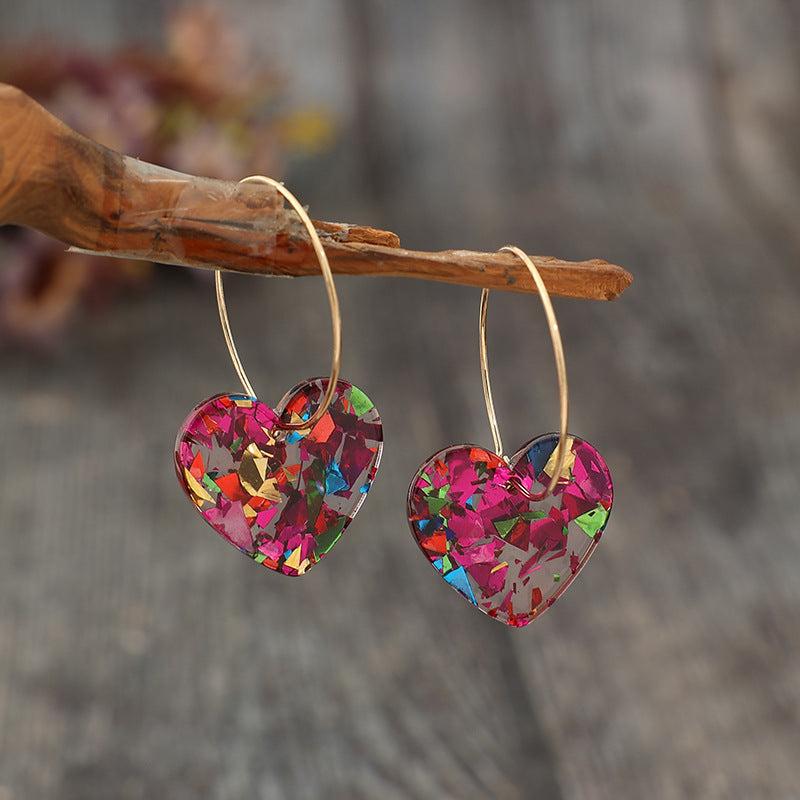 Heart Cross Earrings for Women - product image 13