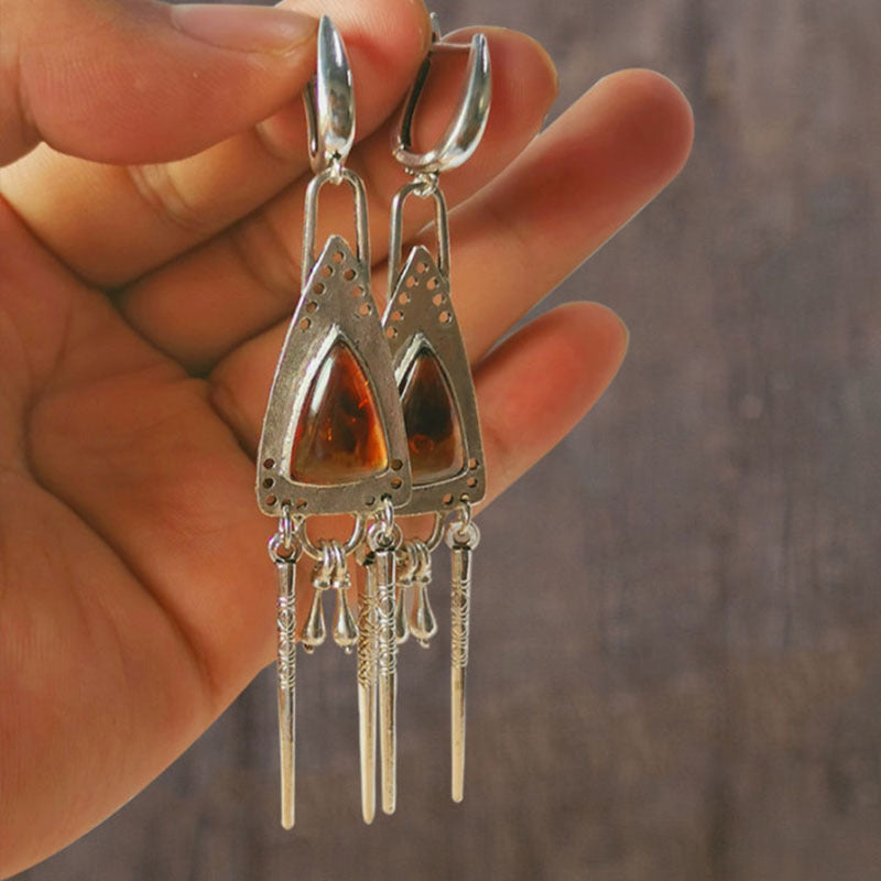 Vintage Geometric Cross Earrings - product image 1