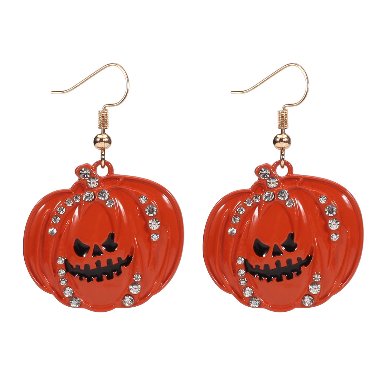 Halloween Earrings Featuring A Little Cat - A Screaming Ghost - A Pumpkin - A - product image 9