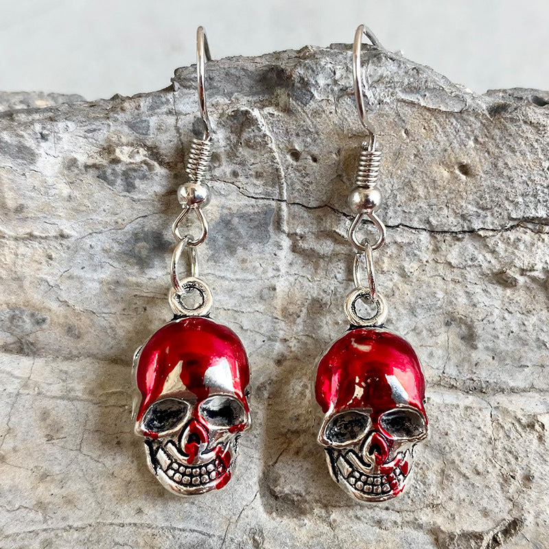Bloodstained Horror Halloween Earrings Scissors Axe Knife Unique Party - product image 14