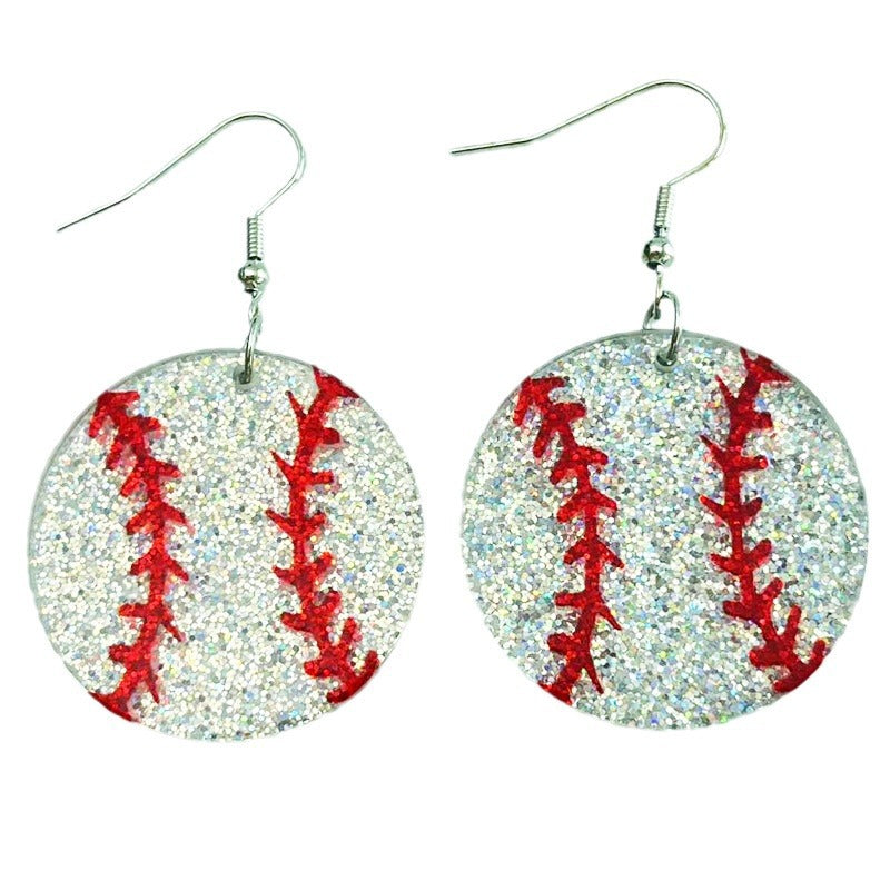 Cross Acrylic Earrings - product image 4