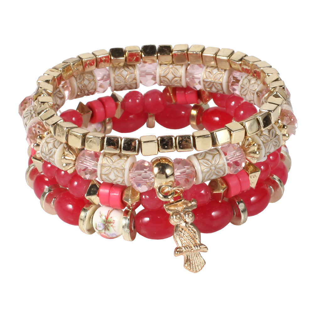 Boho Beaded Crystal Bracelet - product image 6