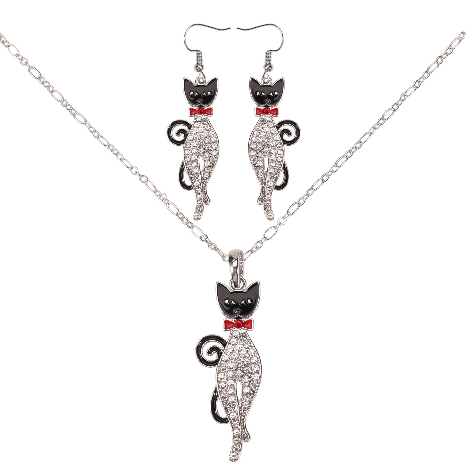 Halloween Necklace and Earring Set with Pumpkin - Screaming Skull - Ghost - - product image 7