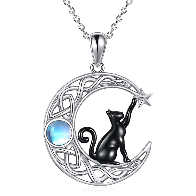 Moon Cross Necklace for Women - product image 3