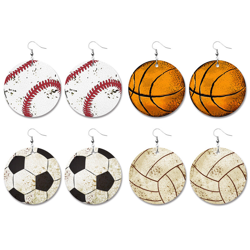 Vintage Leather Earrings - product image 1