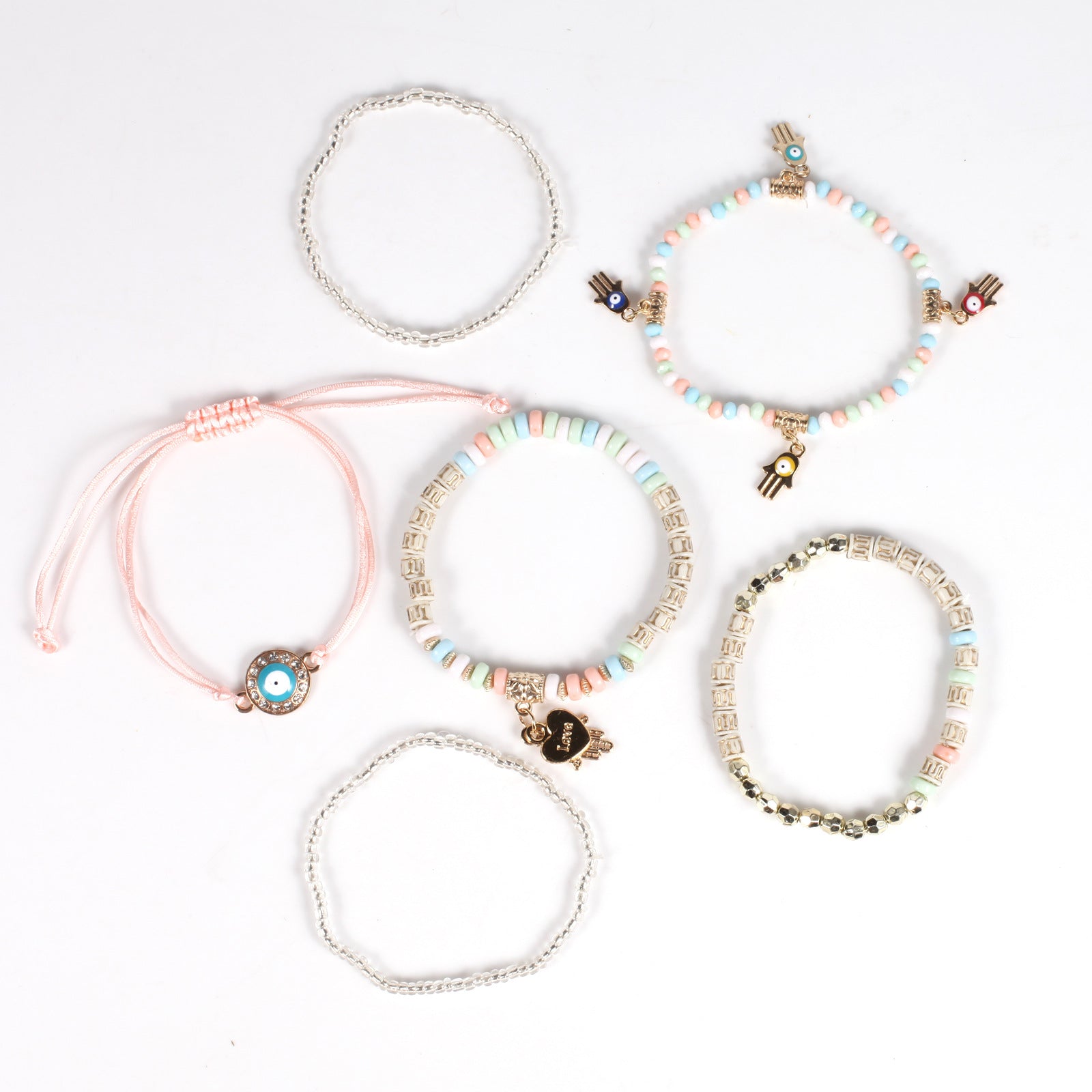 Cross Beaded Bracelet