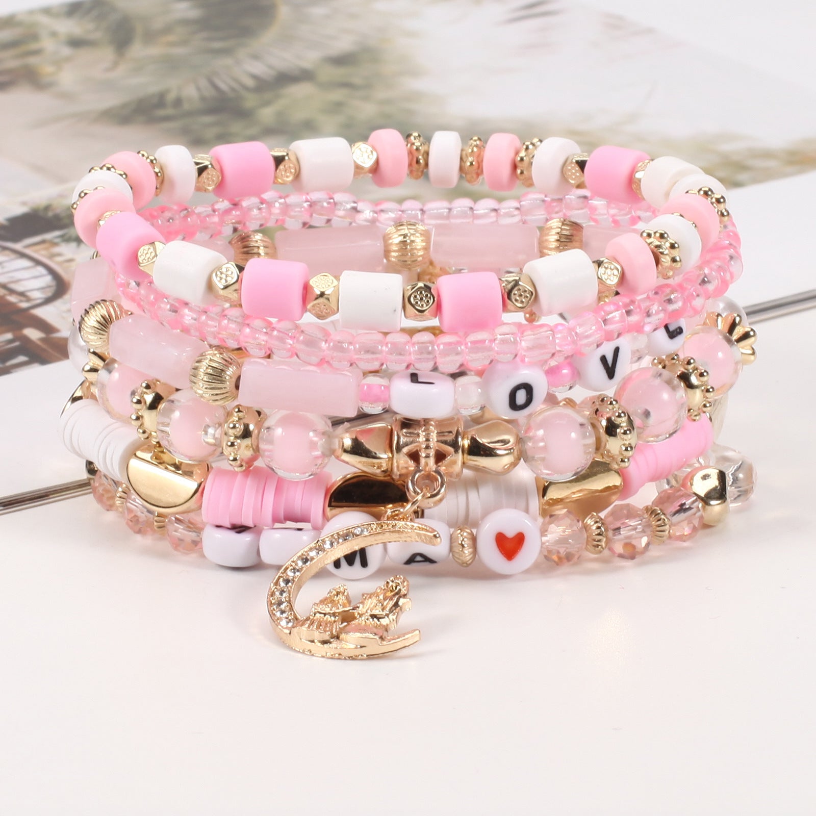 Heart Beaded Bracelet - product image 26