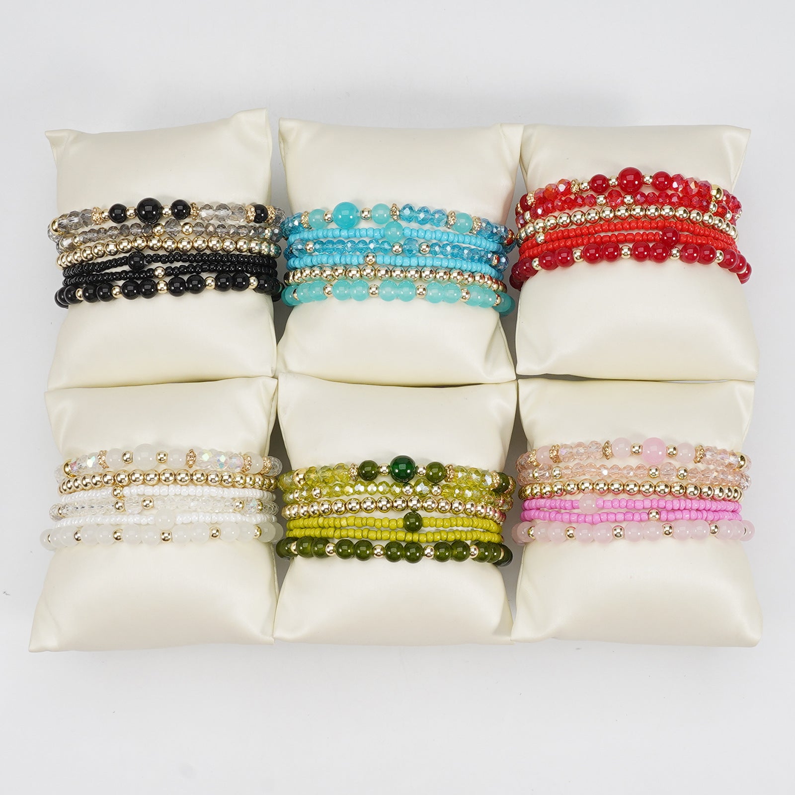 Boho Cross Beaded Bracelet for Women
