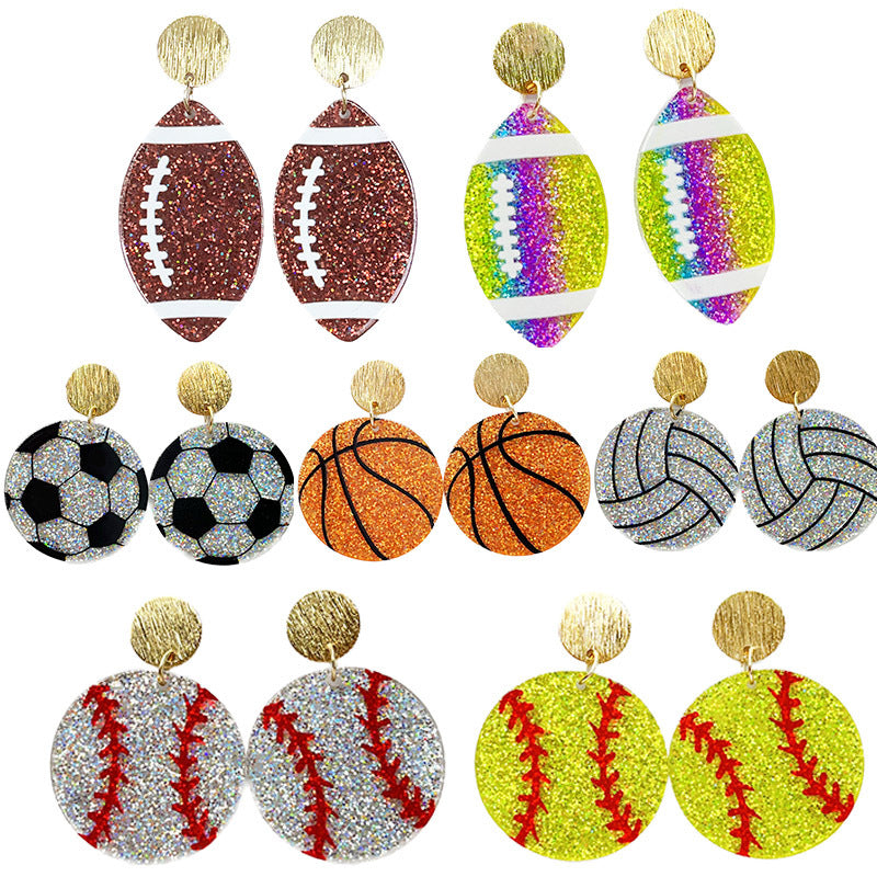 Cross Acrylic Earrings - product image 1