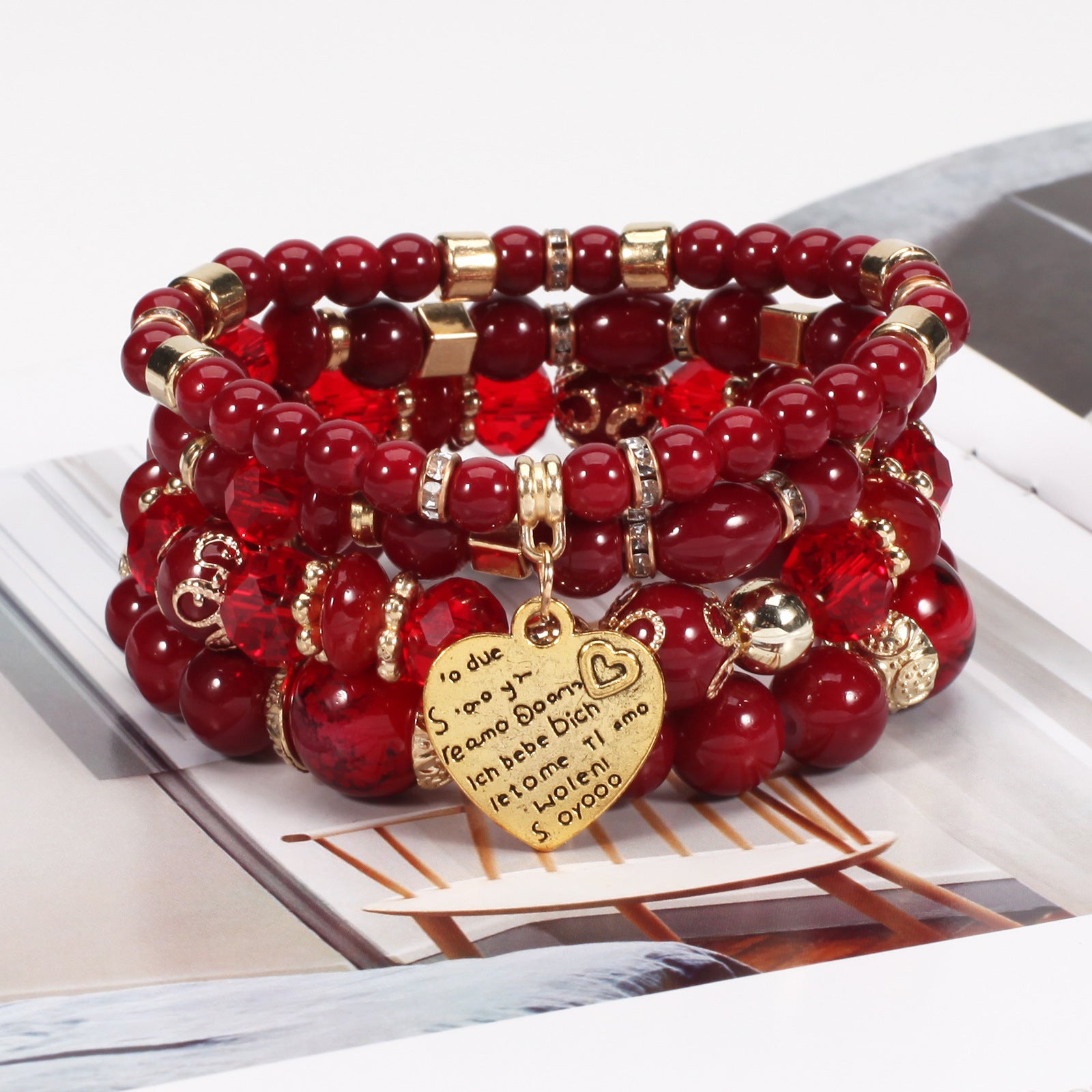 Boho Heart Beaded Bracelet - product image 33