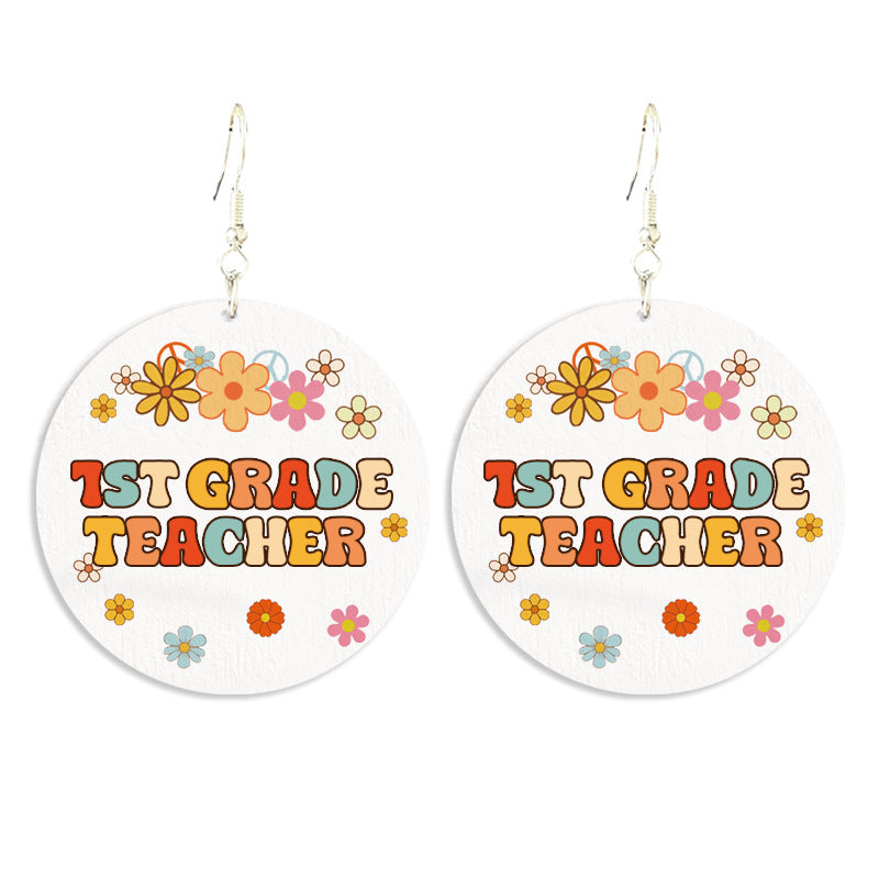 Boho Vintage Cross Wood Earrings - product image 10
